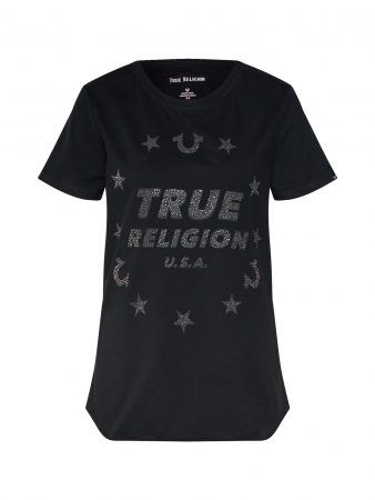 True Religion Tricou 'Stars'  negru