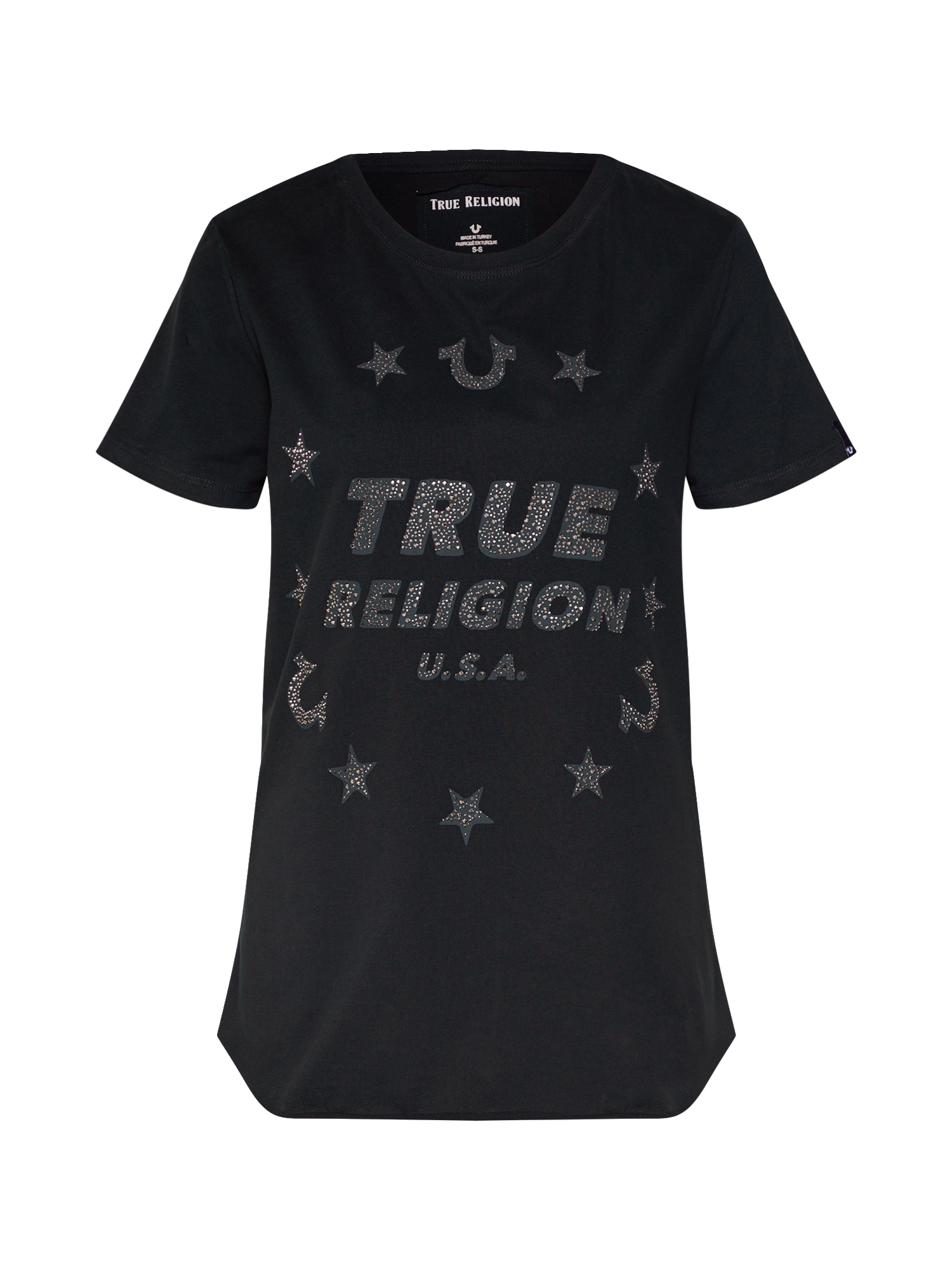 True Religion Tricou 'Stars'  negru