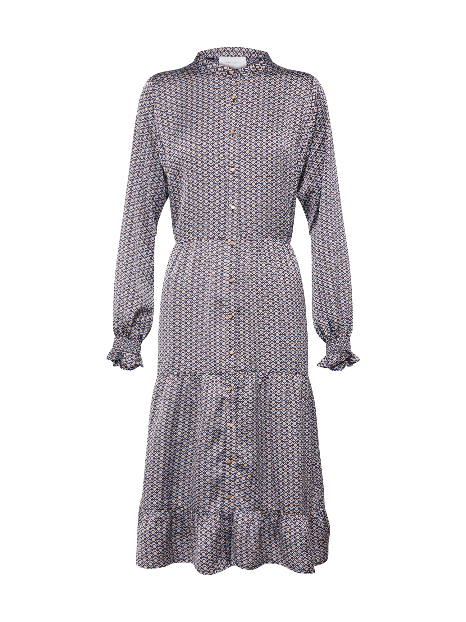 Neo Noir Rochie tip bluză 'Beta Peacock Dress'  albastru