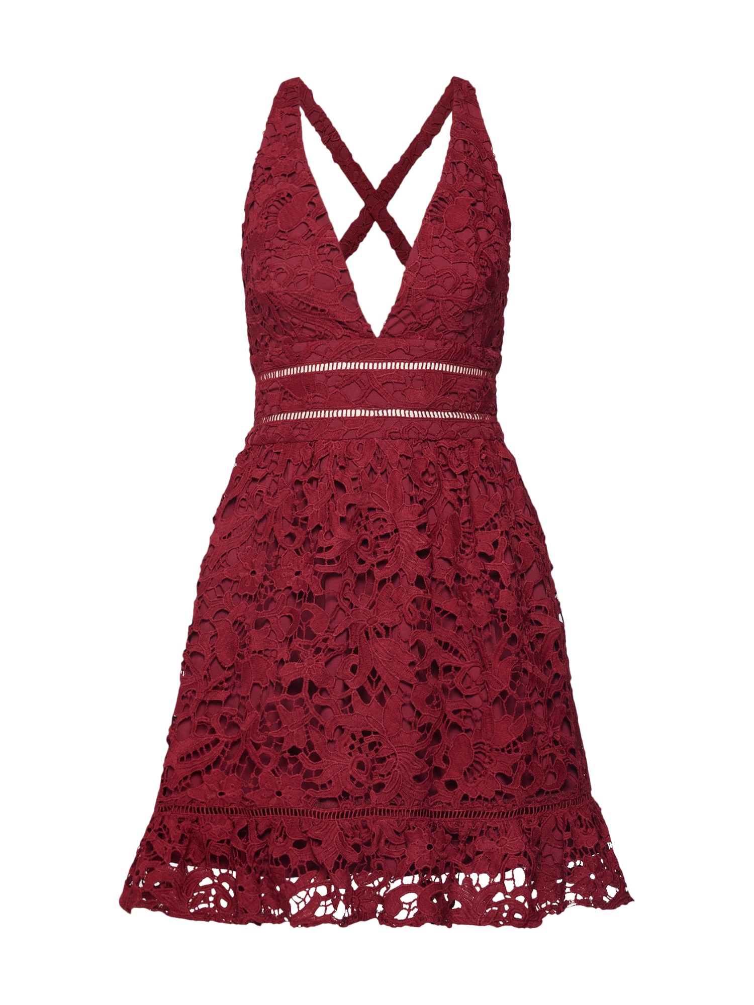Love Triangle Rochie de cocktail 'Snow Storm'  bordeaux