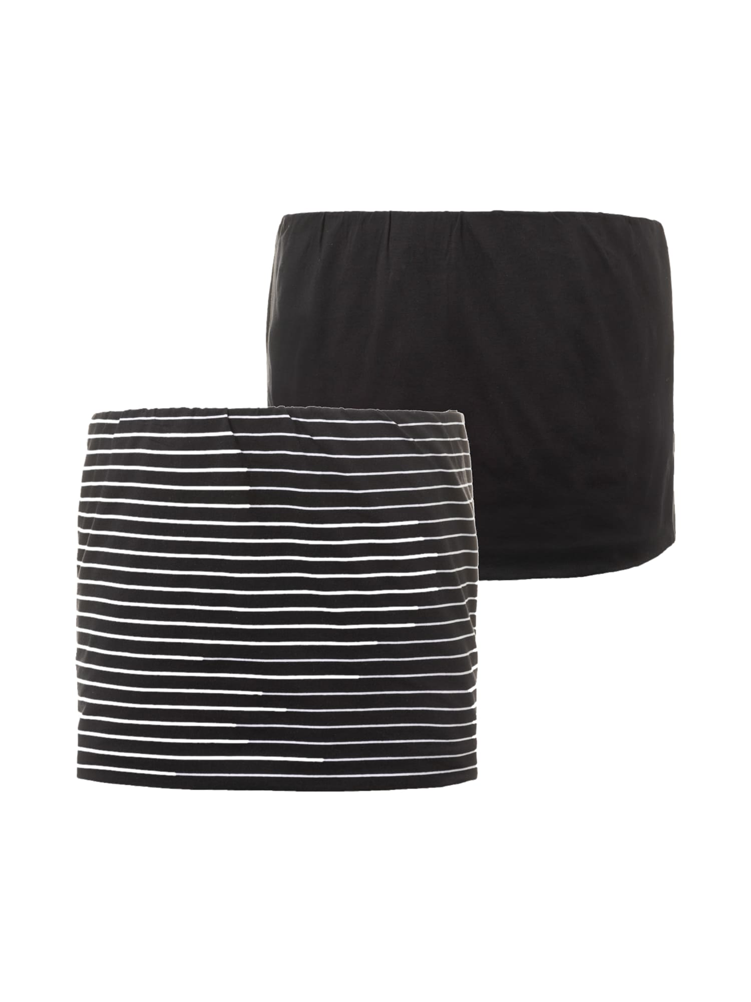 Ulla Popken Tricou  negru / alb