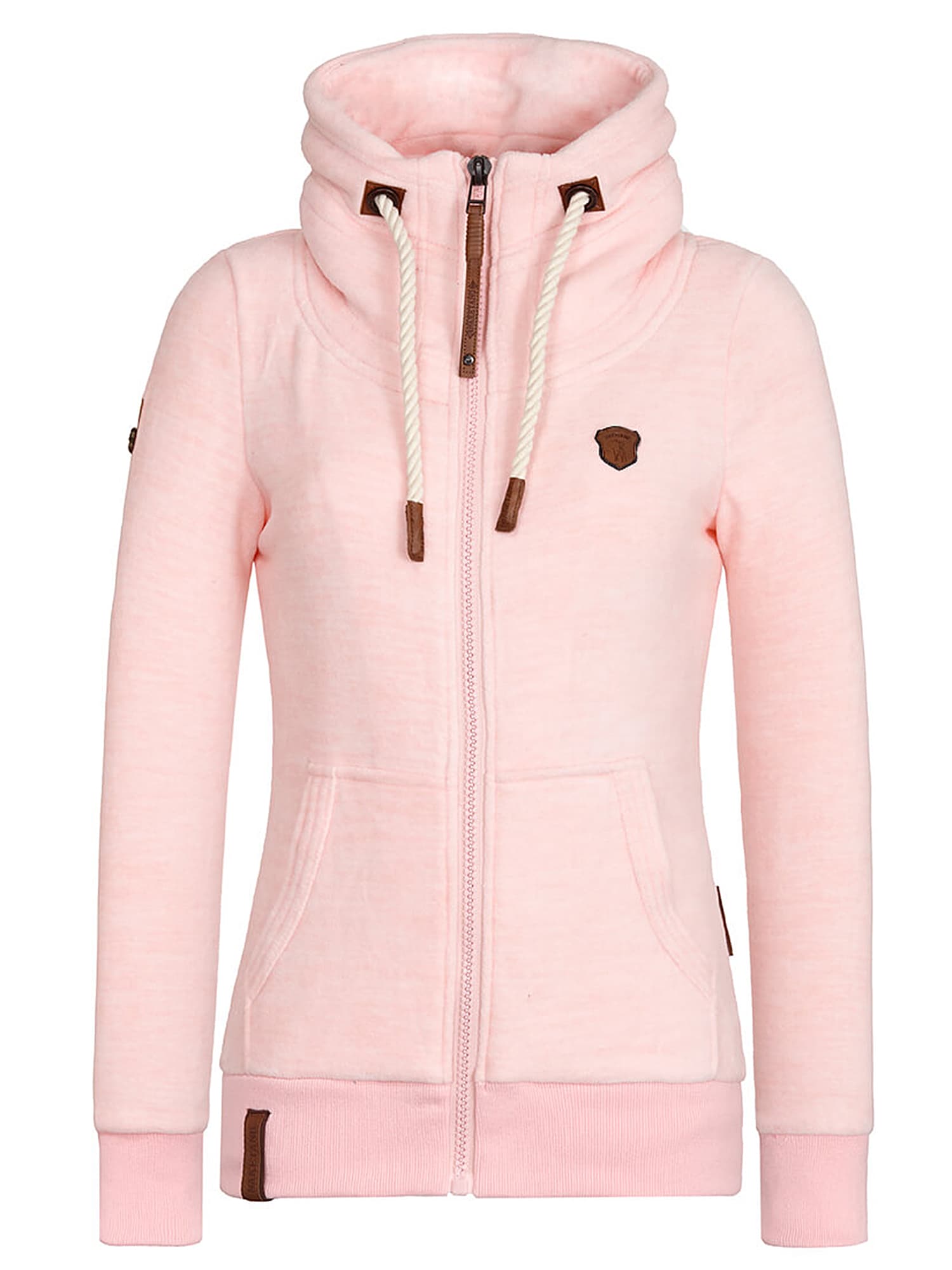 Naketano Jachetă  fleece  roze