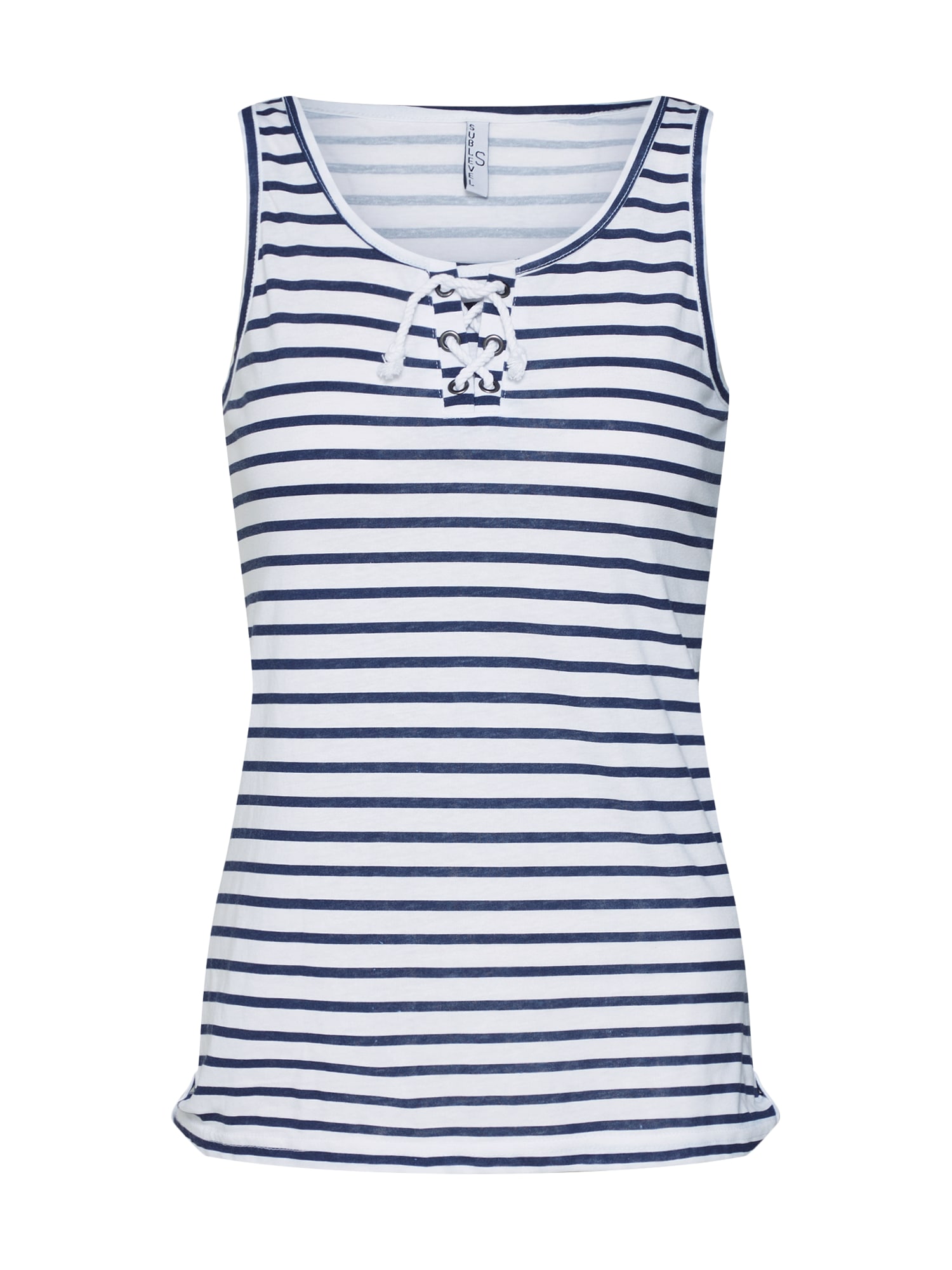Sublevel Top  navy / alb