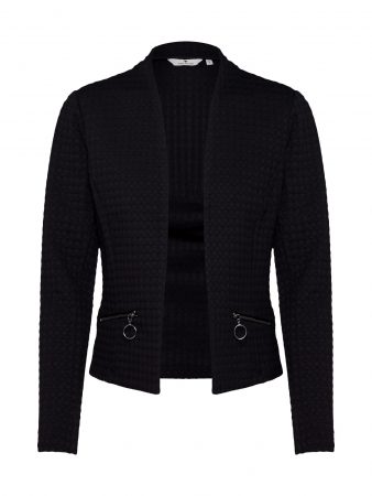 TOM TAILOR Sacou 'graphic structure blazer'  negru
