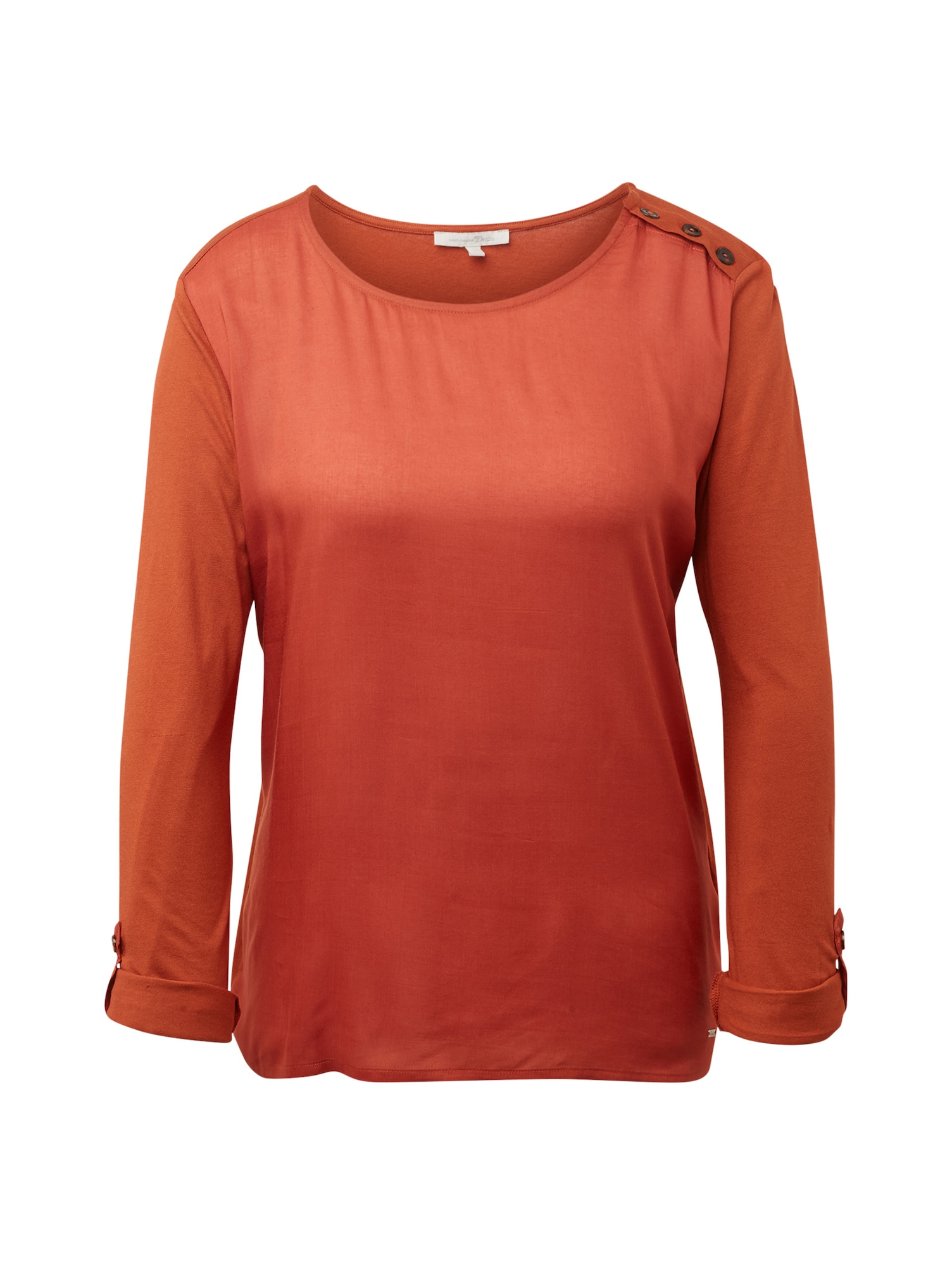 TOM TAILOR DENIM Tricou  portocaliu închis