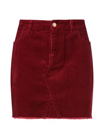ONLY Fustă 'BITTEN'  roșu vin