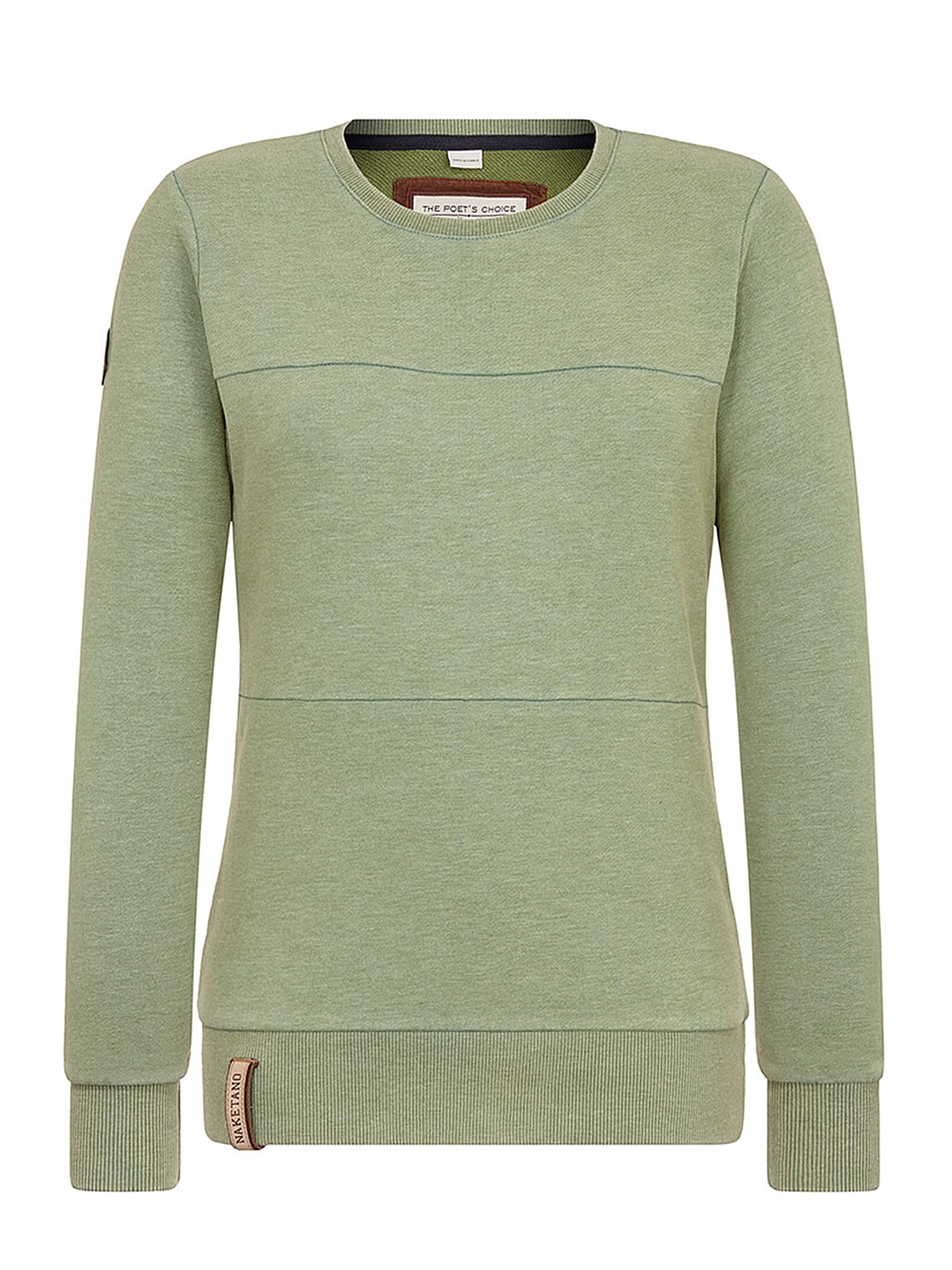 Naketano Bluză de molton 'Daisy Entenarsch'  verde deschis