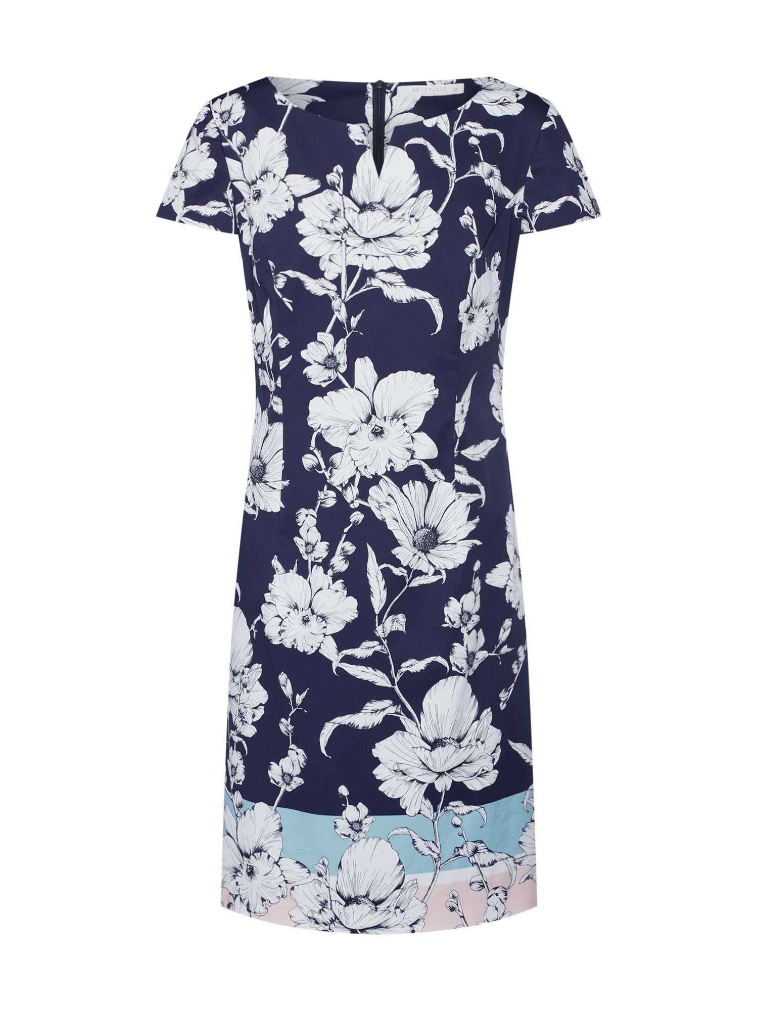 Betty & Co Rochie  albastru / roz