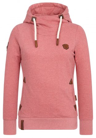 Naketano Bluză de molton 'Chasin the cat'  roze