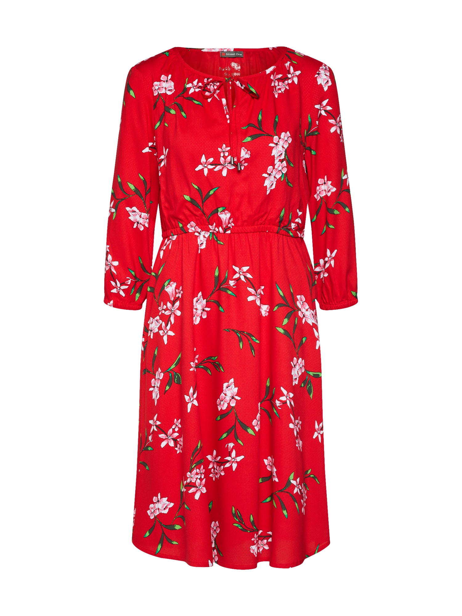 STREET ONE Rochie 'w flared hem L 1'  culori mixte / roșu