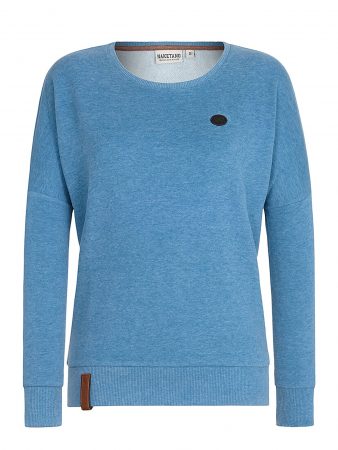 Naketano Bluză de molton '2 Stunden Sikis Sport'  albastru cer