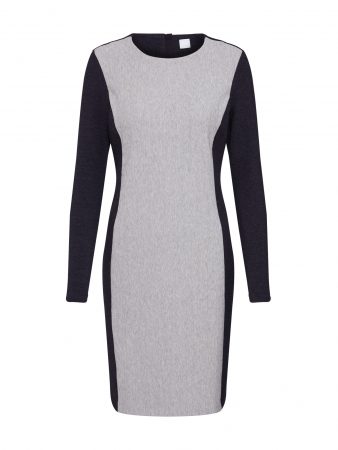 BOSS Rochie 'Dacontrast'  gri / negru