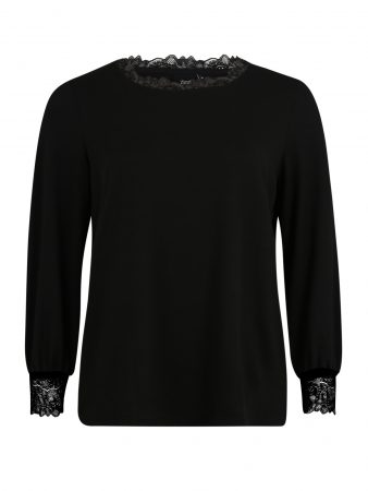 Zizzi Bluză 'XLUCCA'  negru
