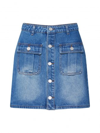 Missguided Fustă  denim albastru