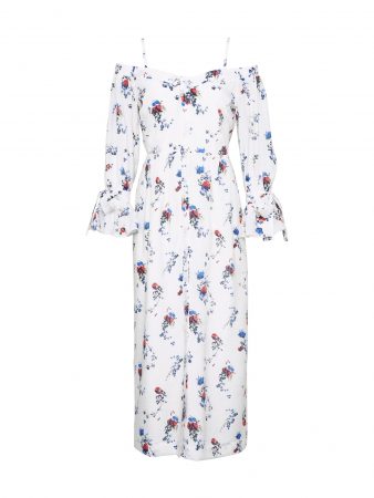 EDITED Rochie 'Fiona'  culori mixte / alb