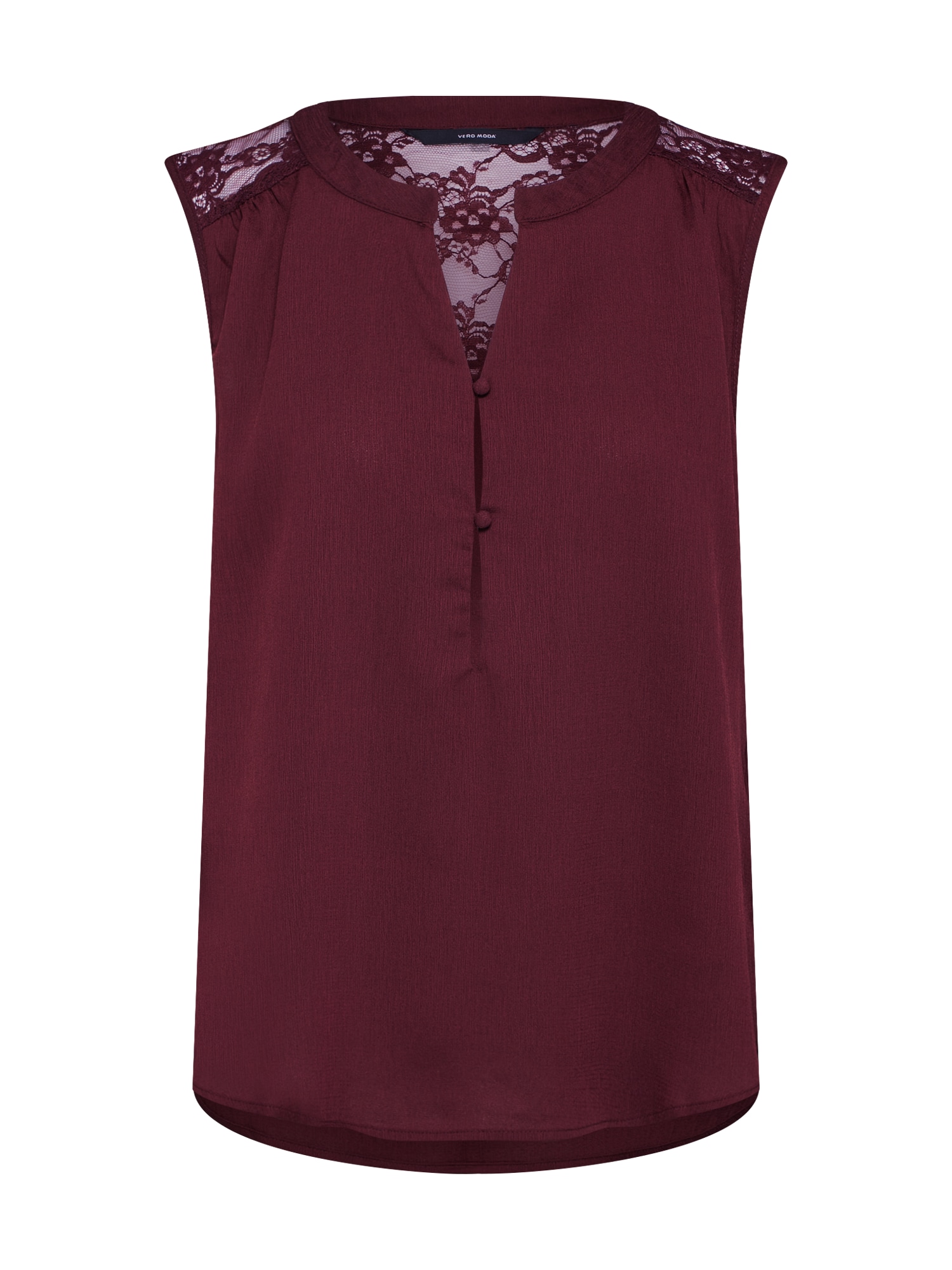 VERO MODA Bluză 'KAROLA' roșu vin