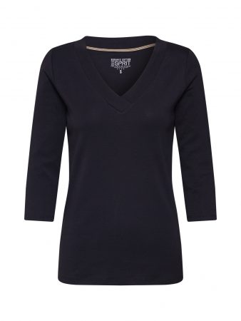 ESPRIT Tricou 'OCS Vneck'  negru