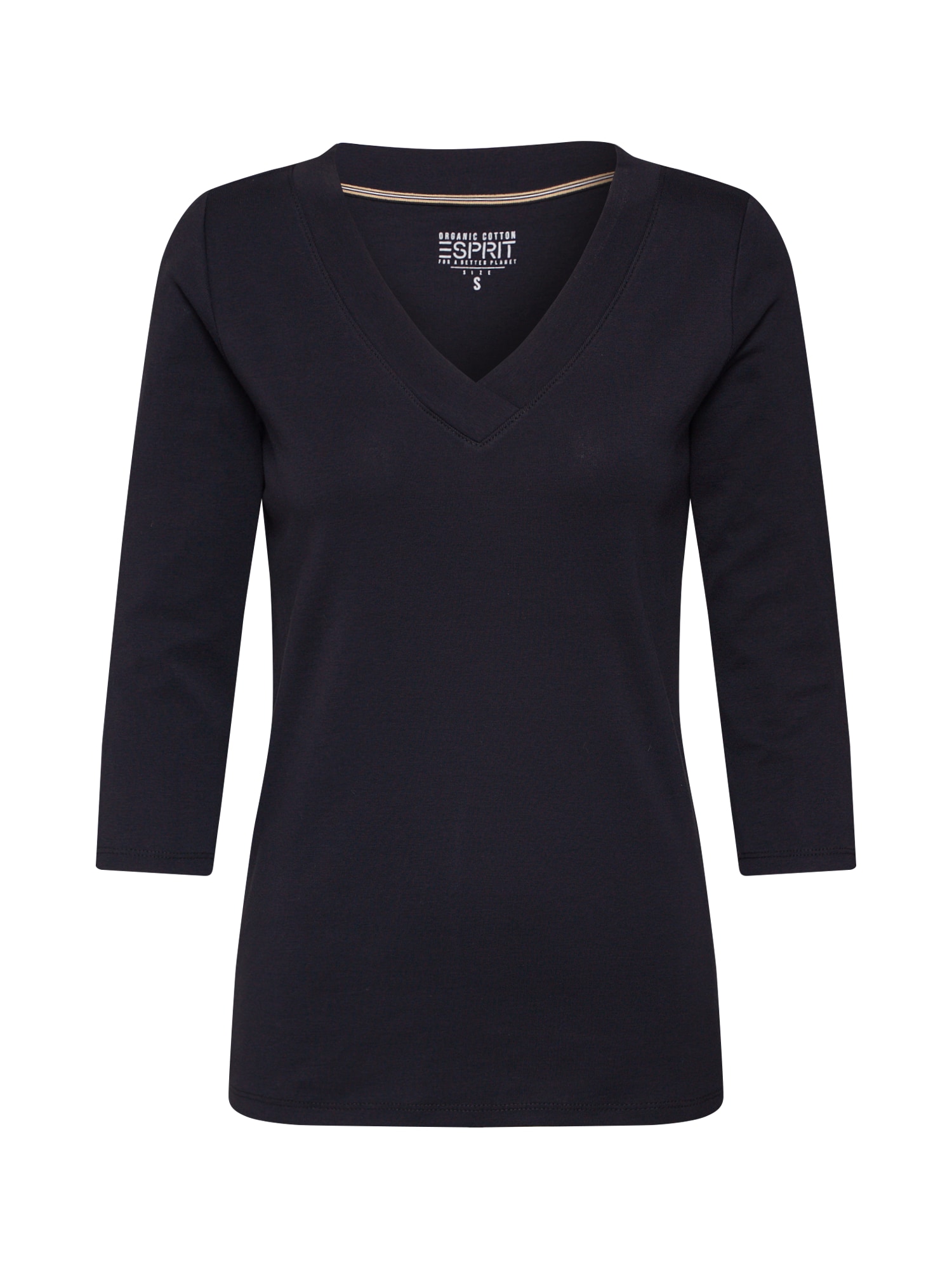 ESPRIT Tricou 'OCS Vneck' negru
