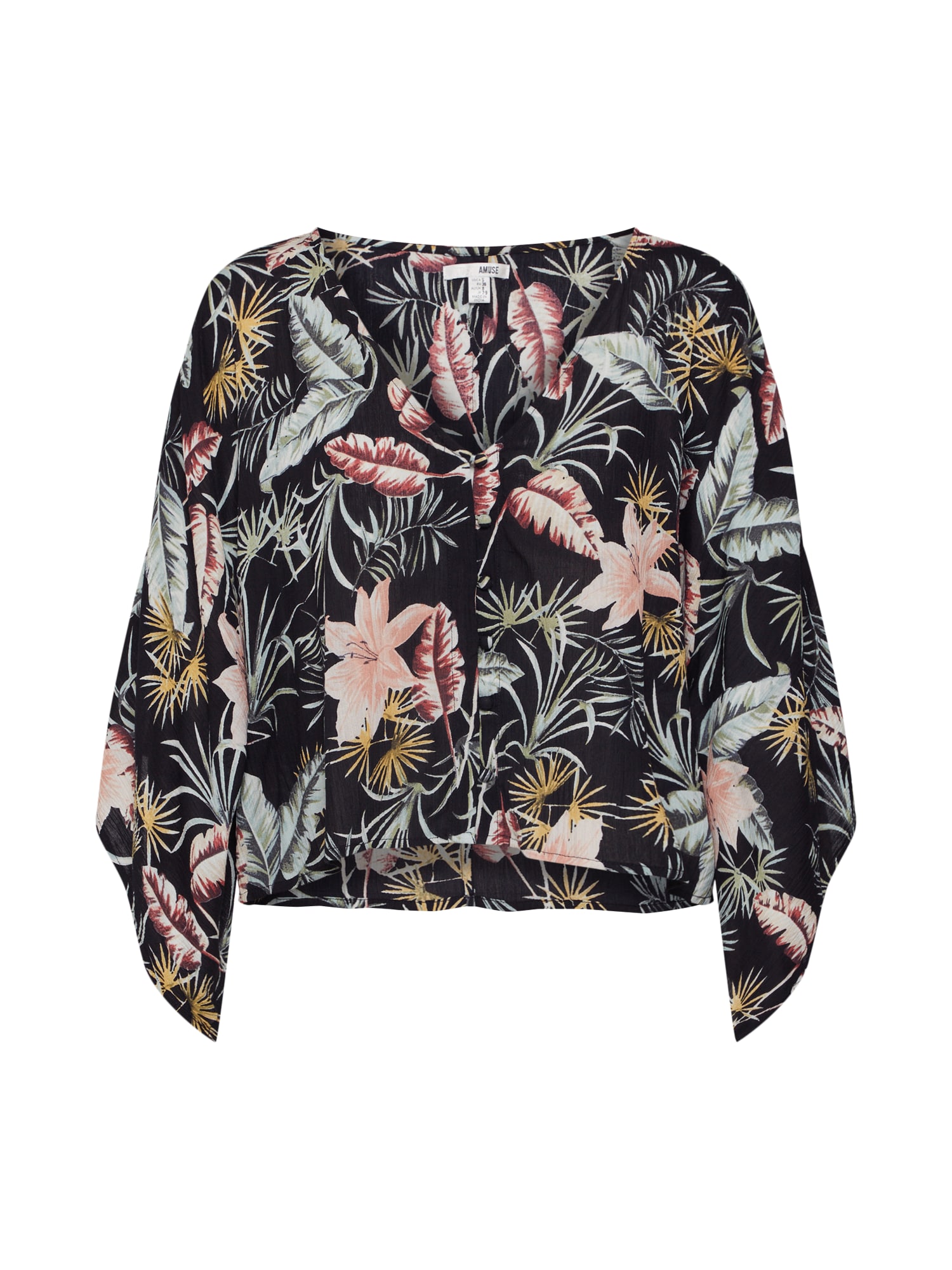 Amuse Society Bluză 'Brisa Woven' negru