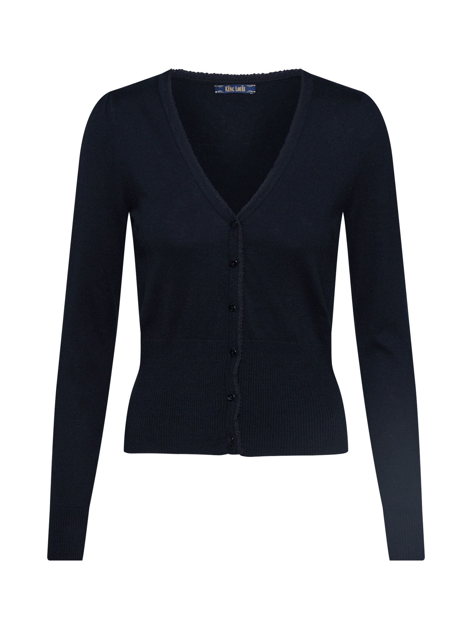King Louie Pulover 'Cardi Cocoon' negru