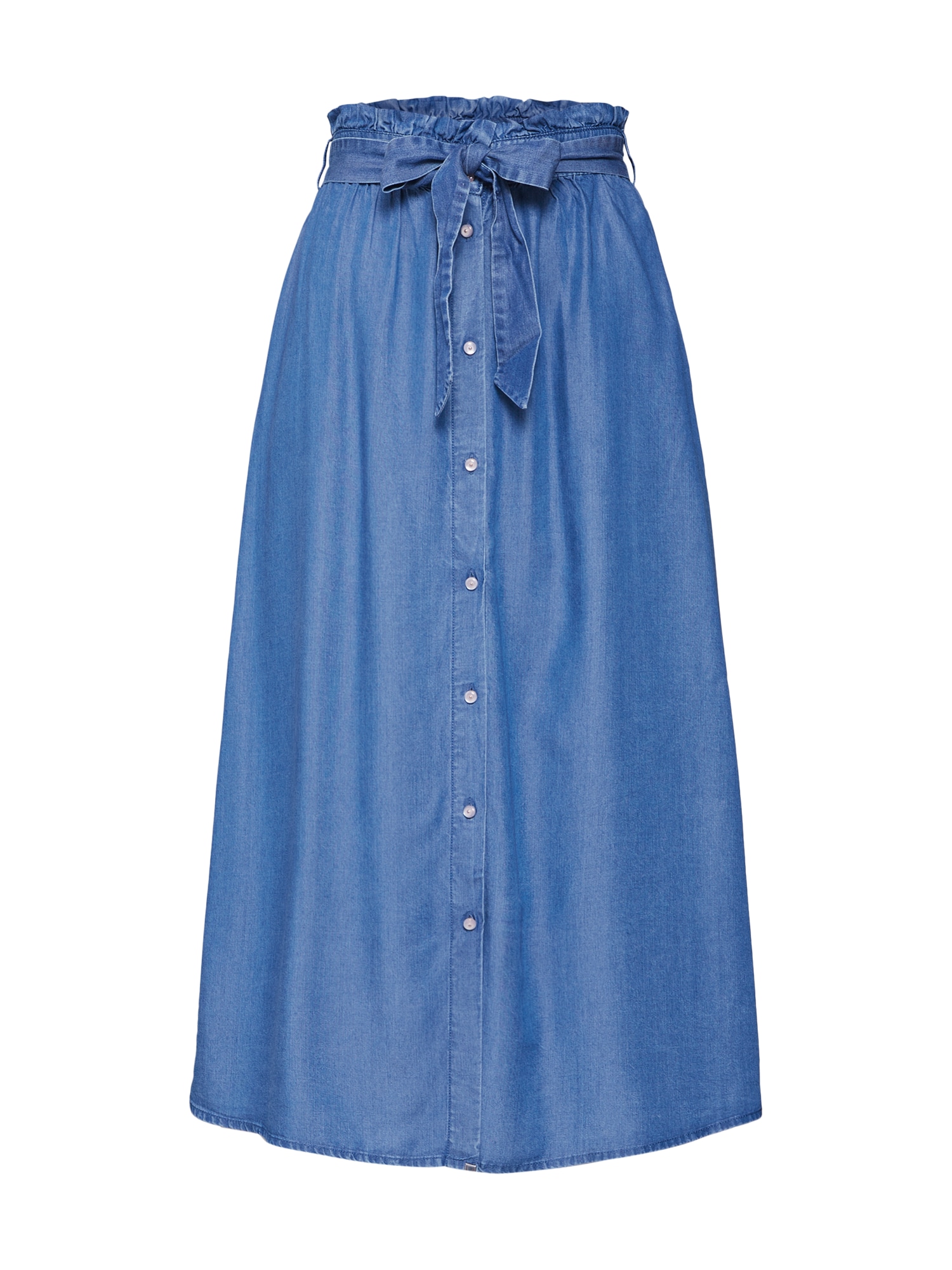PIECES Fustă denim albastru