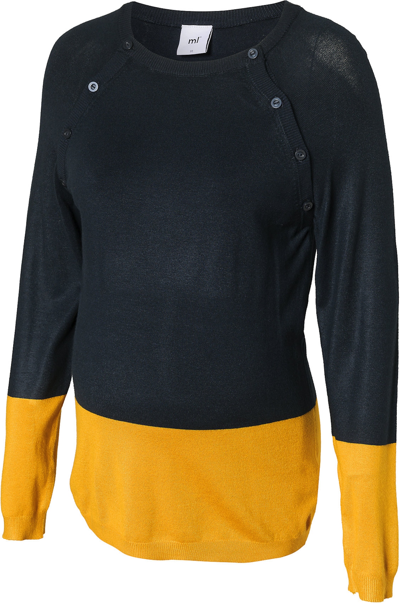 MAMALICIOUS Pulover  navy / galben