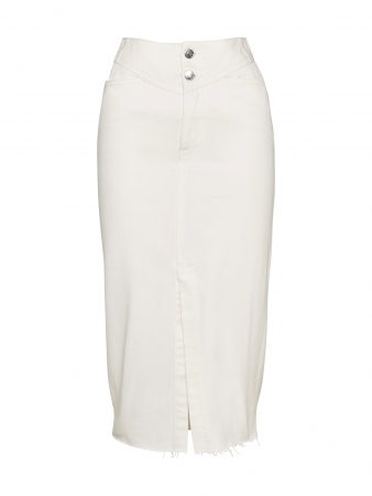 EDITED Fustă 'Runa'  denim alb