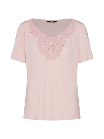 ONLY Tricou 'ISA'  roz vechi