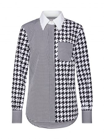 TOMMY HILFIGER Bluză  negru / alb