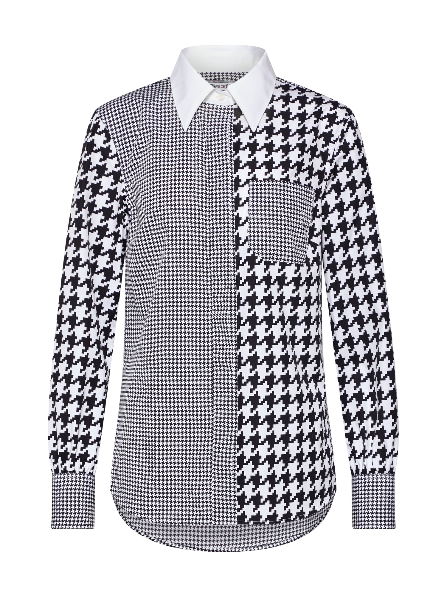 TOMMY HILFIGER Bluză  negru / alb