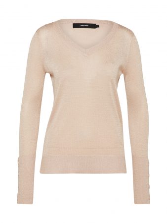 VERO MODA Pulover 'VMAMAJA LS V-NECK BLOUSE LCS'  crem