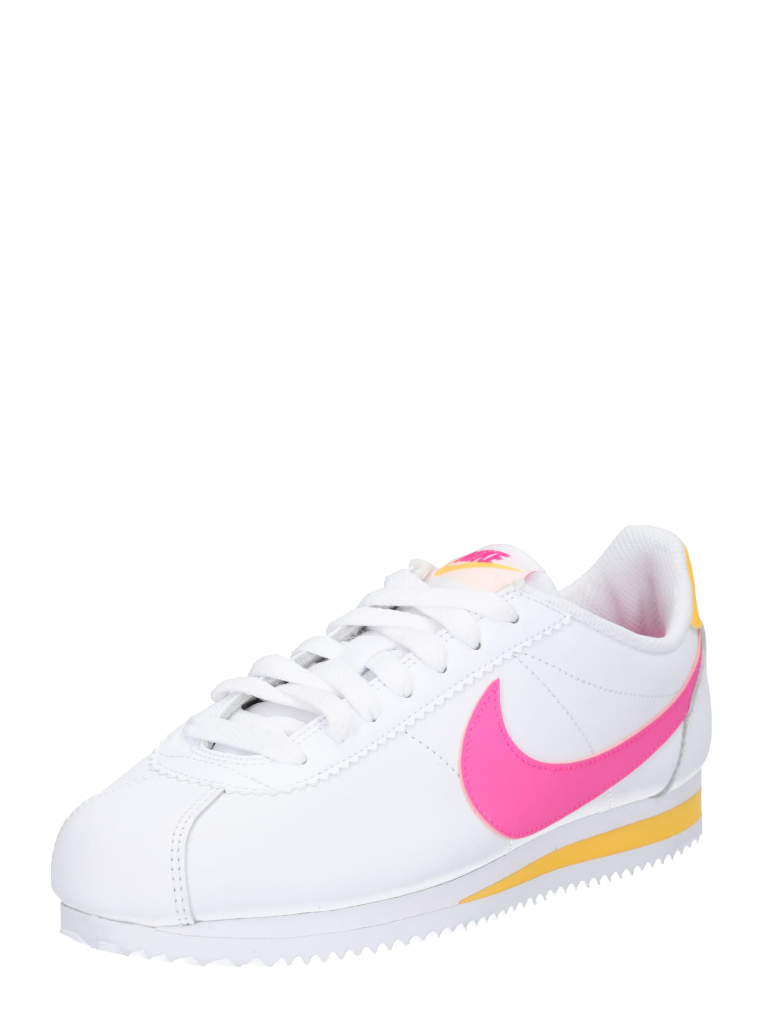 Nike Sportswear Sneaker low 'Classic Cortez'  portocaliu / roz neon / alb