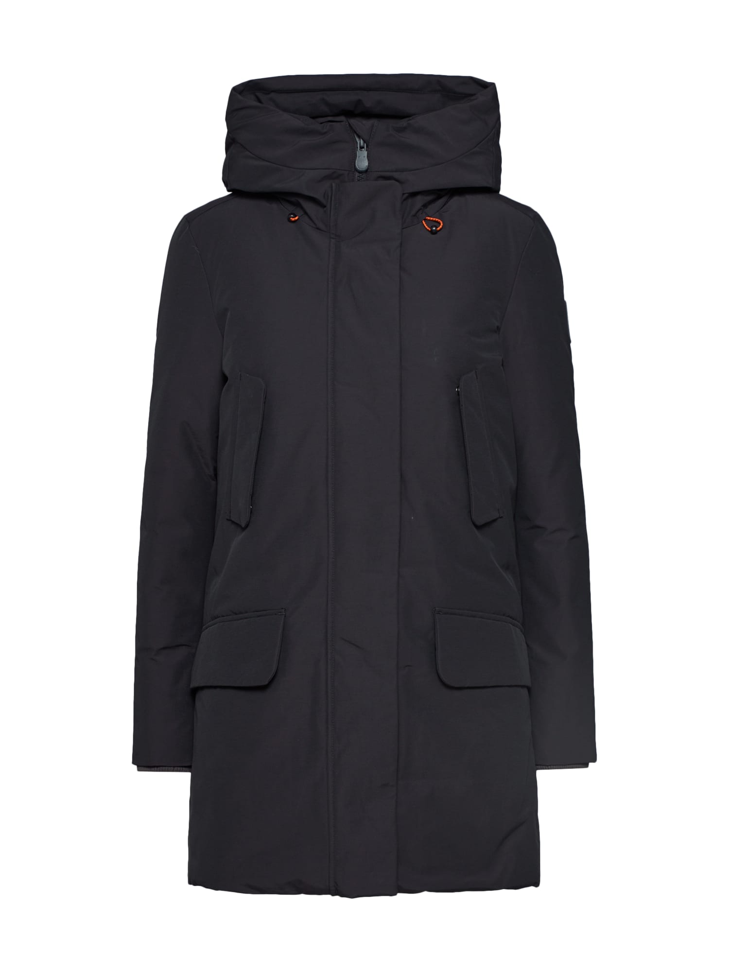 SAVE THE DUCK Parka de iarnă 'CAPPOTTO CAPPUCCIO' gri / negru