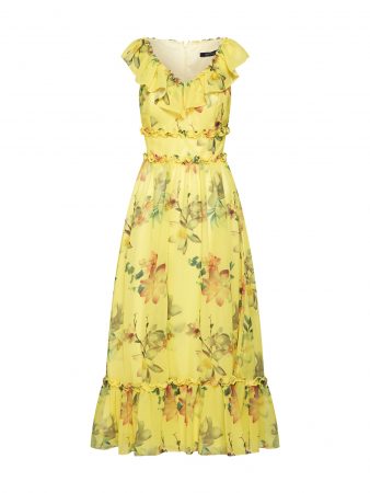 SWING Rochie de vară  galben pastel / culori mixte