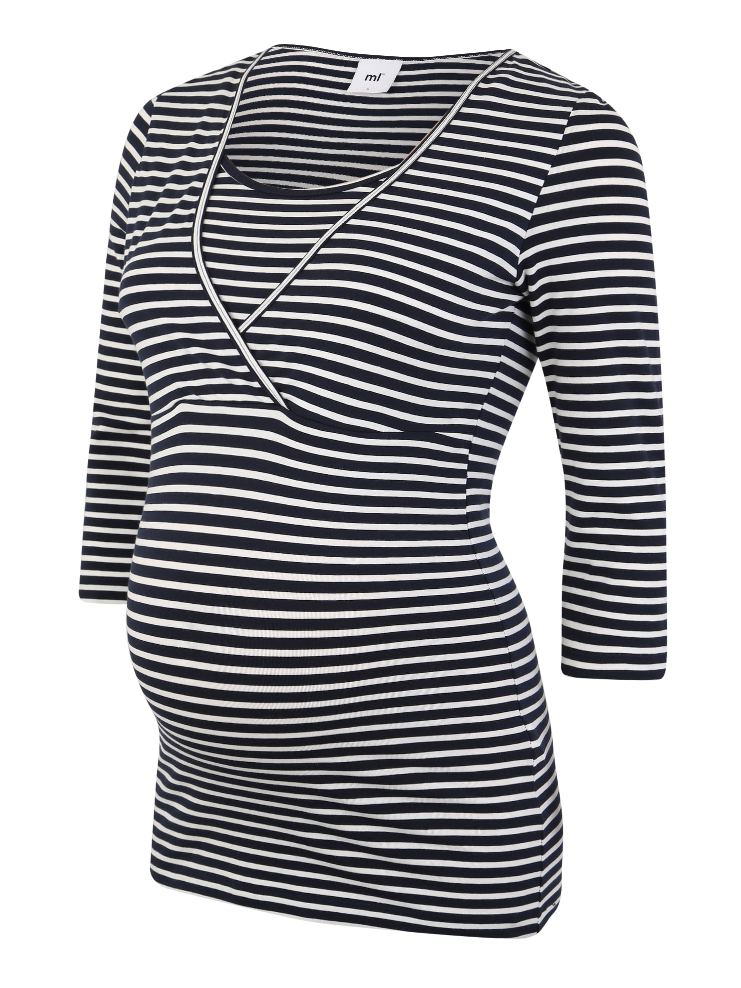 MAMALICIOUS Tricou 'MLLEA'  navy / alb