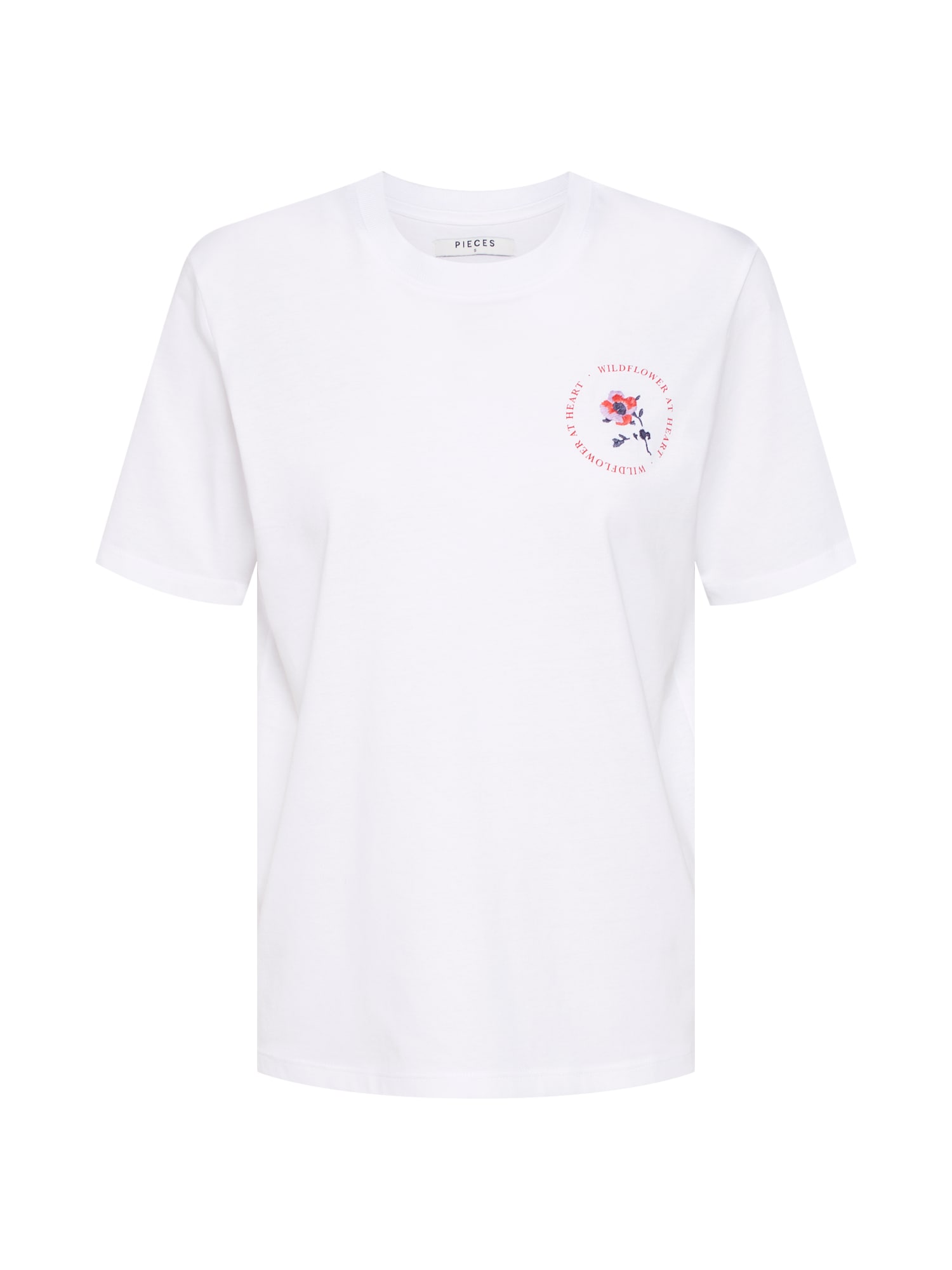 PIECES Tricou alb
