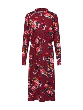 VILA Rochie tip bluză  culori mixte / roșu rubin