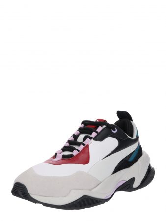 PUMA Sneaker low 'Thunder Rive Droite'  bej / petrol / roși aprins / negru