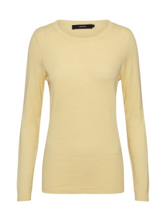VERO MODA Pulover 'VMMINNIECARE'  galben