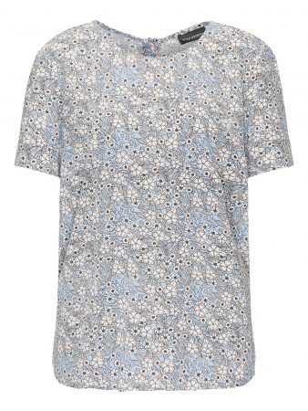BROADWAY NYC FASHION Bluză 'BLOUSE OANA'  albastru deschis / culori mixte