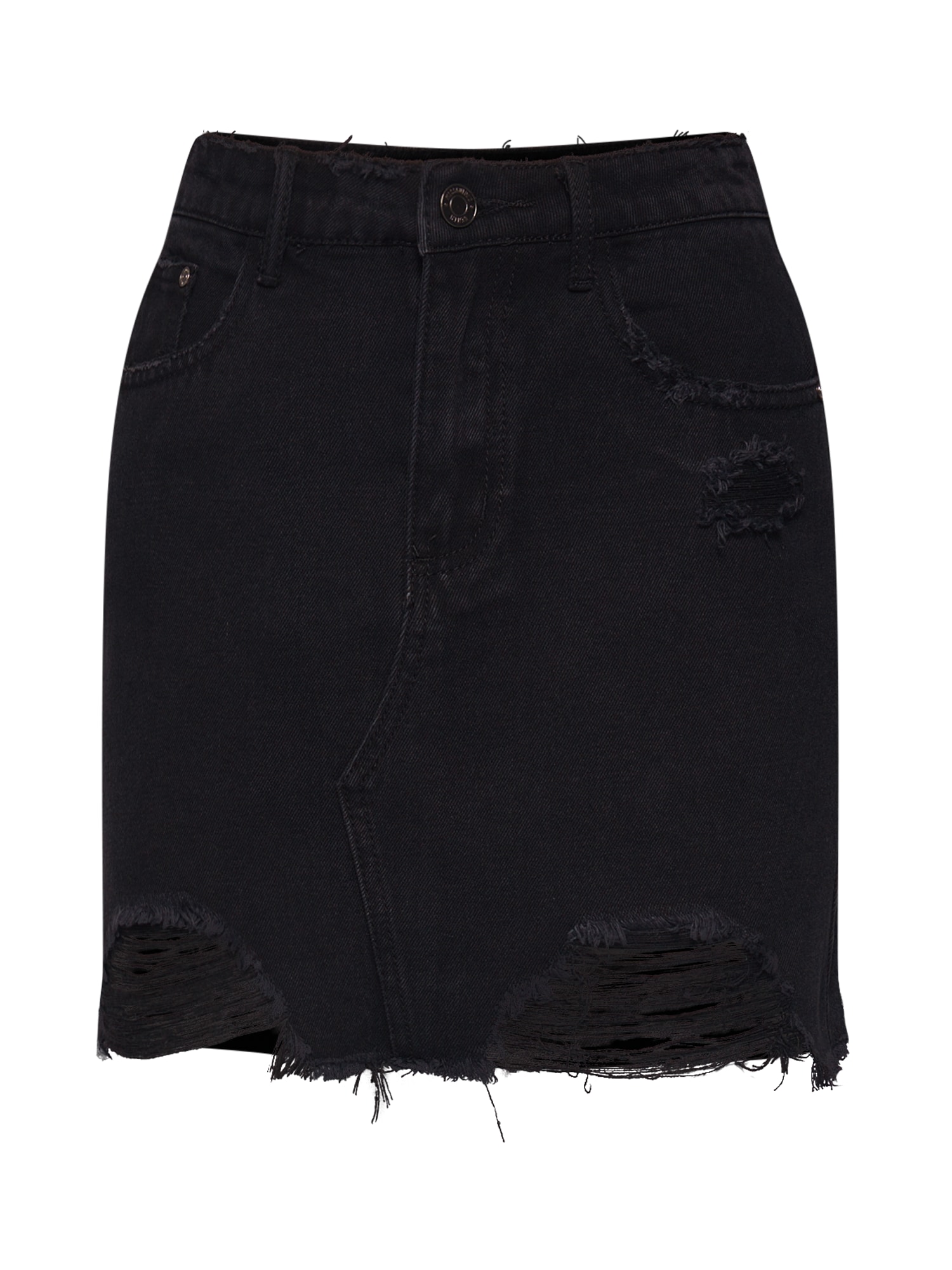 Missguided Fustă  denim negru