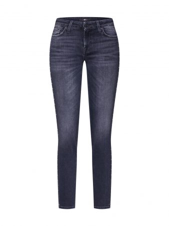 7 For All Mankind Jeans 'PYPER CROP'  denim gri