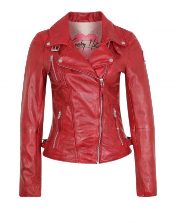 FREAKY NATION Geacă de primăvară-toamnă 'Bikerprincess'  roșu