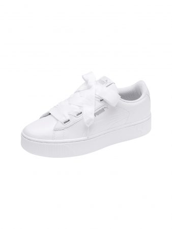 PUMA Sneaker low 'Vikky Stacked Ribbon'  alb