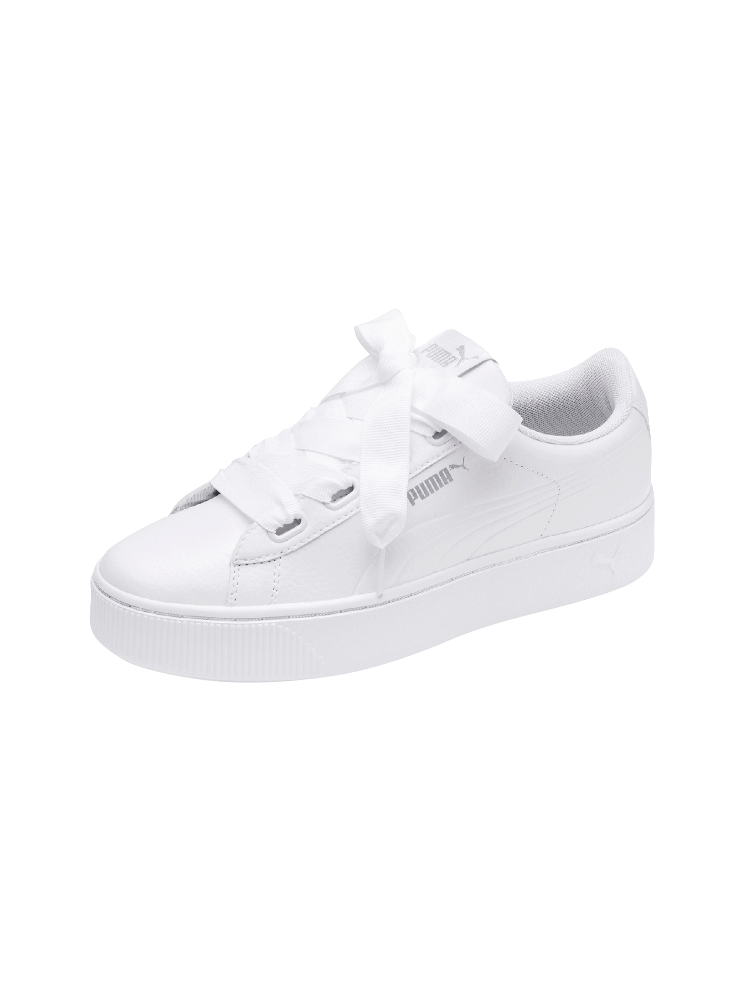 PUMA Sneaker low 'Vikky Stacked Ribbon'  alb
