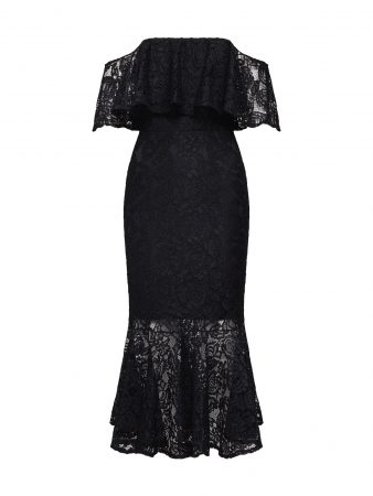 TFNC Rochie de cocktail 'VINNIE MIDI LACE DRESS'  negru