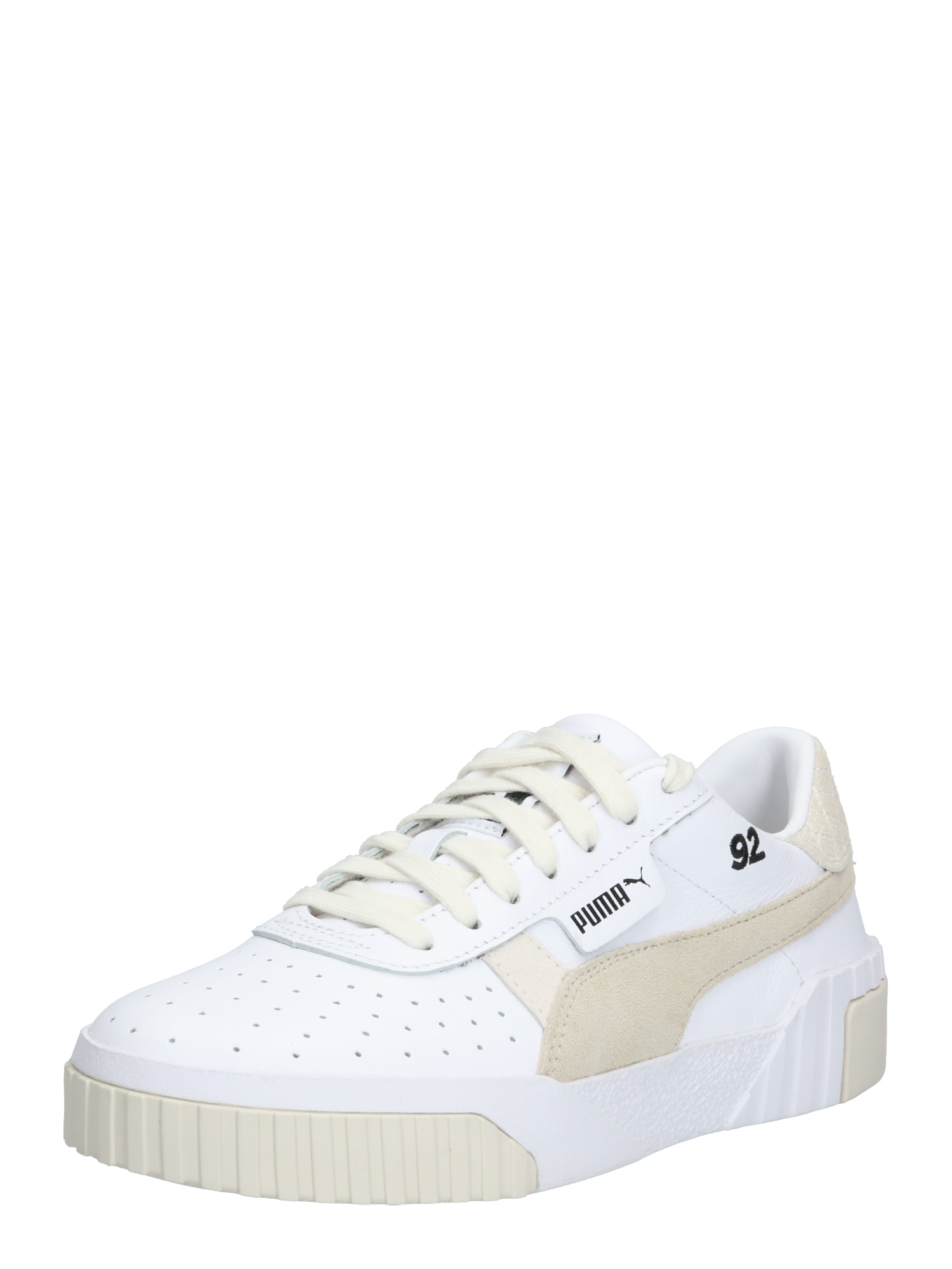 PUMA Sneaker low 'Cali Lthr Suede x SG'  alb / bej
