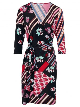 Heine Rochie  culori mixte / negru