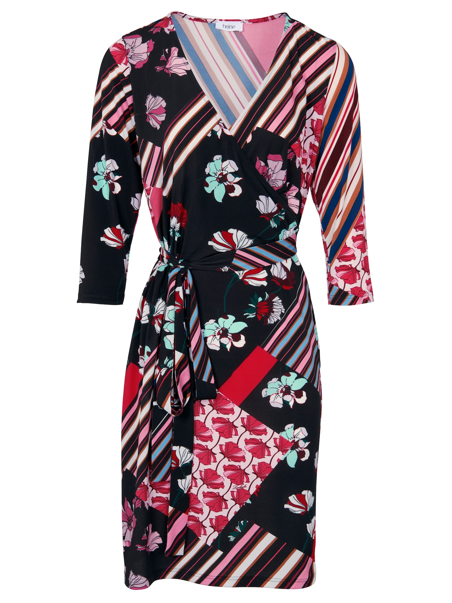 Heine Rochie  culori mixte / negru