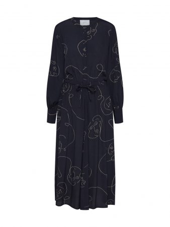JUST FEMALE Rochie tip bluză 'Quinn'  negru